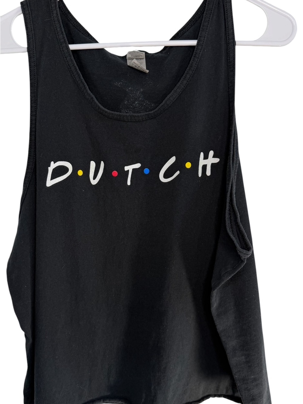 Dutch Bros XL Black Tank “Friends” Style Vintage DB 1992
